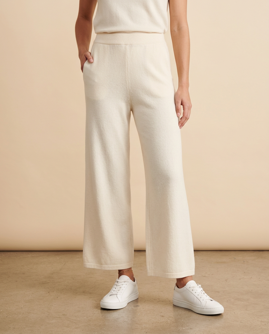 Brunch Wide-Leg Pant in Ivory