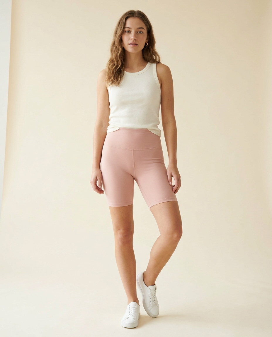 Errand Bike Short in Blush